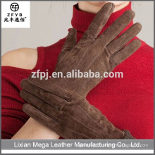 Gants de conduite en cuir marron personnalisés en Chine